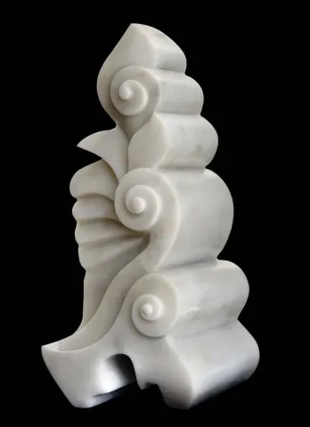 ÇIDAM MELEK — “Rumi-IV”, 2015 "Rumi-IV" eseri ÇIDAM MELEK tarafından 2015 yılında 50x23x23 cm ölçülerinde Muğla mermeri tekniği ile yapılmıştır.
