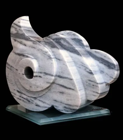ÇIDAM MELEK — “Rumi-II”, 2013 "Rumi-II" eseri ÇIDAM MELEK tarafından 2013 yılında 45x40x30 cm ölçülerinde Marmara Limra tekniği ile yapılmıştır.