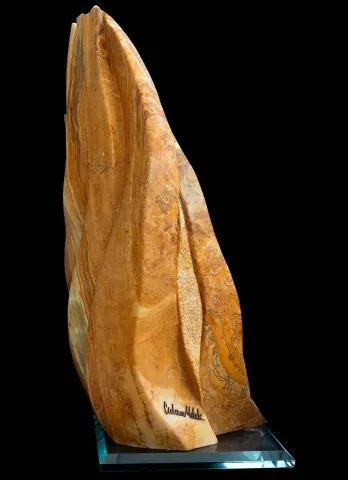 ÇIDAM MELEK — “Meltem(Breeze)”, 2012 "Meltem(Breeze)" eseri ÇIDAM MELEK tarafından 2012 yılında 60x30x25 cm ölçülerinde Onyx tekniği ile yapılmıştır.