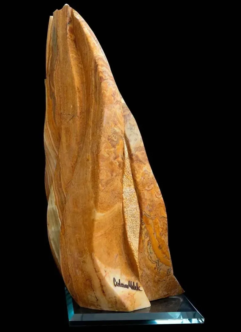 yakınlaştır "Meltem(Breeze)" eseri ÇIDAM MELEK tarafından 2012 yılında 60x30x25 cm ölçülerinde Onyx tekniği ile yapılmıştır.