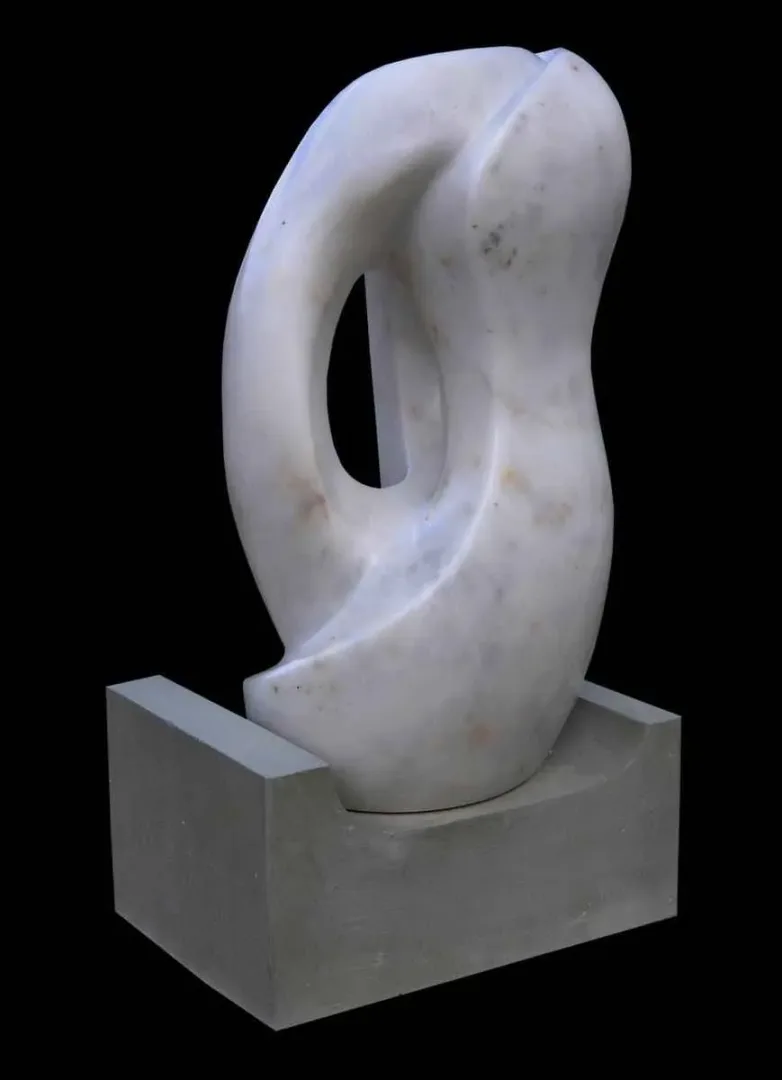 yakınlaştır "Doğum(Birth)" eseri ÇIDAM MELEK tarafından 2003 yılında 70x35x35 cm ölçülerinde Edirne Keşan & Afyon Mermeri tekniği ile yapılmıştır.