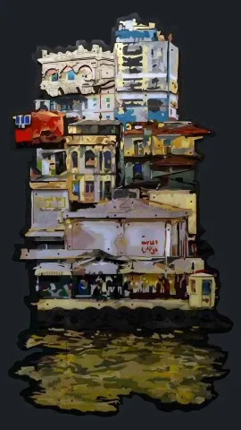 Bu eser EMRE LÜLE tarafından 2015 yılında 193x110 cm ölçülerinde Pleksiglas+Ahşap tekniği ile yapılmıştır.
