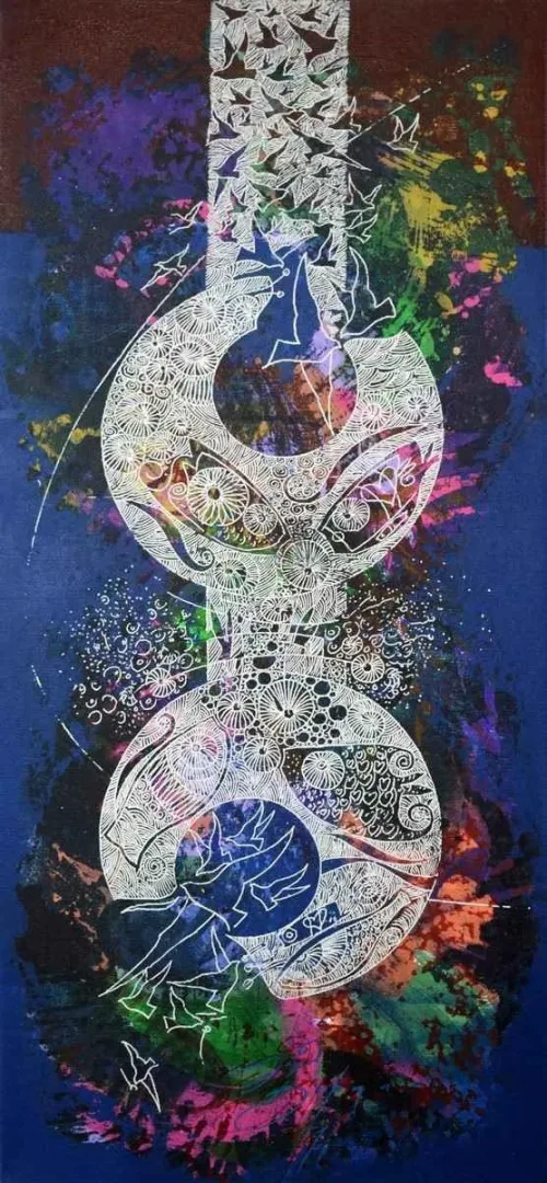 ENGİN KORKMAZ — “İsimsiz”, 2014 "İsimsiz" eseri ENGİN KORKMAZ tarafından 2014 yılında 67x29 cm ölçülerinde Tuval üzeri akrilik boya tekniği ile yapılmıştır.
