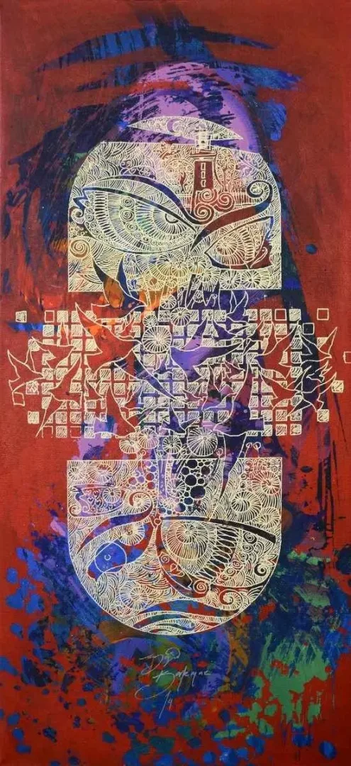 ENGİN KORKMAZ — “İsimsiz”, 2014 "İsimsiz" eseri ENGİN KORKMAZ tarafından 2014 yılında 67x29 cm ölçülerinde Tuval üzeri akrilik boya tekniği ile yapılmıştır.