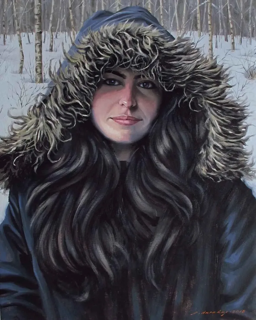 yakınlaştır "Kış" eseri FATİH KARAKAŞ tarafından 2015 yılında 50x40 cm ölçülerinde Tuval üzeri yağlı boya tekniği ile yapılmıştır.