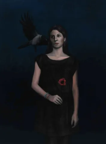 YİĞİT ALTIPARMAKOĞULLARI — “Burçin”, 2015 "Burçin" eseri YİĞİT ALTIPARMAKOĞULLARI tarafından 2015 yılında 120x90 cm ölçülerinde Tuval üzeri yağlı boya tekniği ile yapılmıştır.
