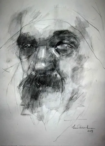 SEMA ÖCAL — “isimsiz”, 2015 "isimsiz" eseri SEMA ÖCAL tarafından 2015 yılında 50x35 cm ölçülerinde Kağıt üzeri kurşun kalem tekniği ile yapılmıştır.
