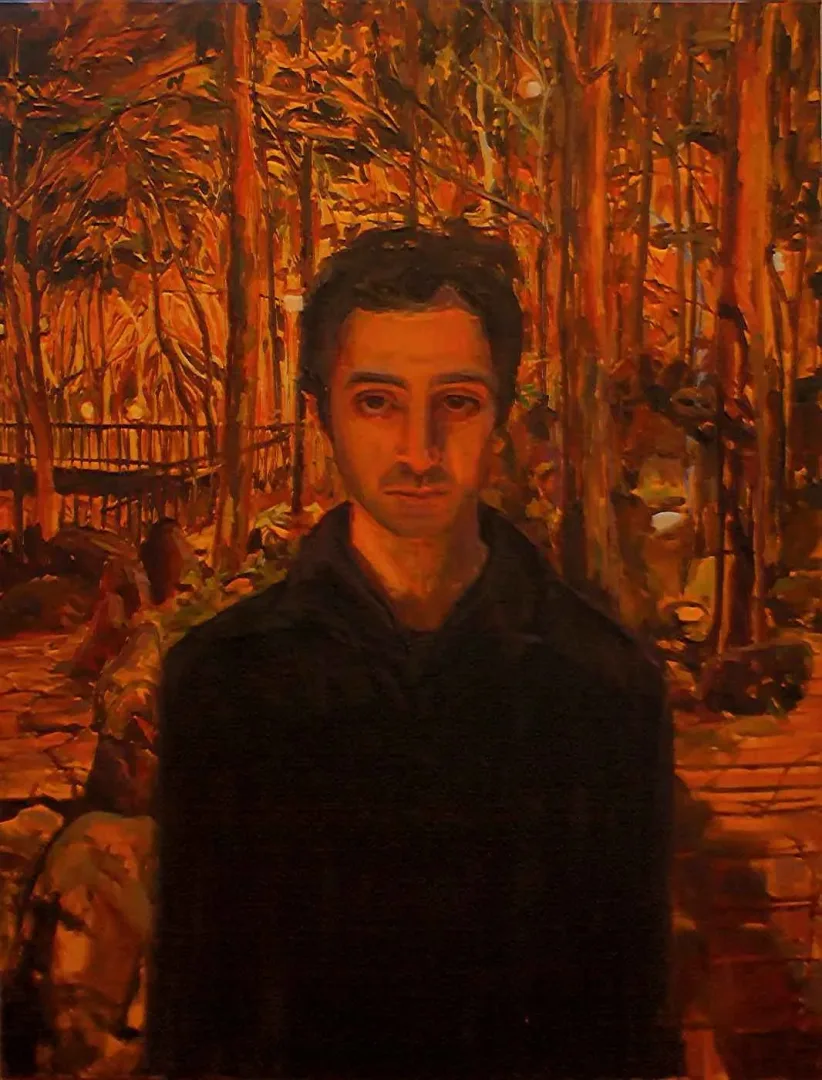 "Adem" eseri GÜLİSTAN KARAGÜZEL tarafından 2015 yılında 120x90 cm ölçülerinde Tuval üzeri yağlı boya tekniği ile yapılmıştır.
