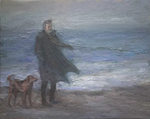Bu eser SERKAN VAROL tarafından 2015 yılında 40x50 cm ölçülerinde Tuval üzeri yağlı boya tekniği ile yapılmıştır.