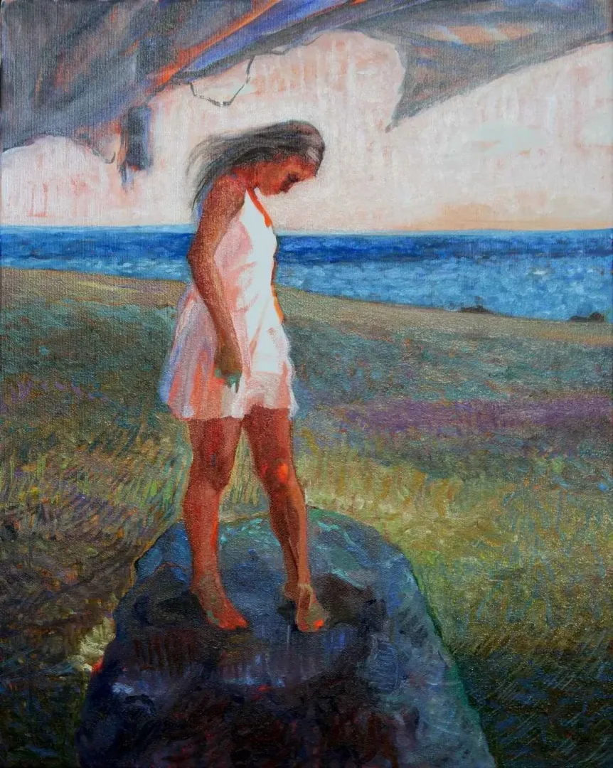 Bu eser SEVİNÇ ÇİFTÇİ tarafından 2015 yılında 50x40 cm ölçülerinde Tuval üzeri yağlı boya tekniği ile yapılmıştır.
