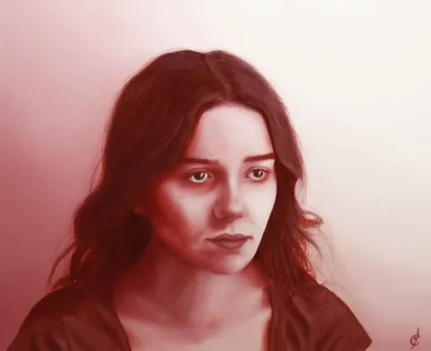 Bu eser ÇAĞLA SARIDOĞAN tarafından 2015 yılında 40x50 cm ölçülerinde Tuval üzeri yağlı boya tekniği ile yapılmıştır.