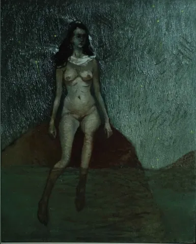 "Boş Alan" eseri CANSU KAHRAMAN tarafından 2015 yılında 40x50 cm ölçülerinde Tuval üzeri yağlı boya tekniği ile yapılmıştır.