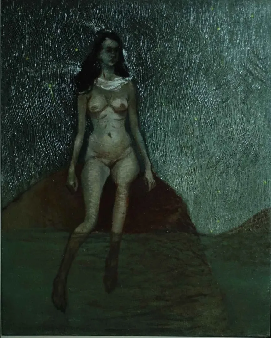 "Boş Alan" eseri CANSU KAHRAMAN tarafından 2015 yılında 40x50 cm ölçülerinde Tuval üzeri yağlı boya tekniği ile yapılmıştır.