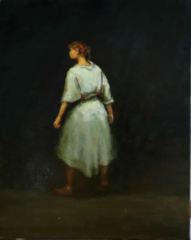 ÖMER İNAN — “Gelin”, 2015 "Gelin" eseri ÖMER İNAN tarafından 2015 yılında 50x40 cm ölçülerinde Tuval üzeri yağlı boya tekniği ile yapılmıştır.