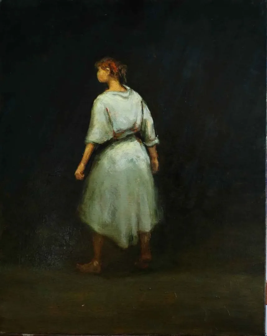 yakınlaştır "Gelin" eseri ÖMER İNAN tarafından 2015 yılında 50x40 cm ölçülerinde Tuval üzeri yağlı boya tekniği ile yapılmıştır.