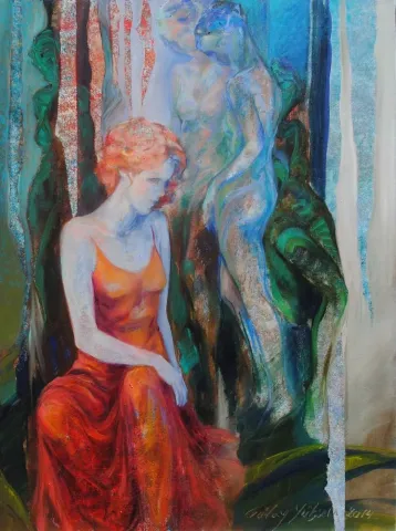 "İsimsiz" eseri GÜLAY YÜKSEL tarafından 80x60 cm ölçülerinde Tuval üzeri yağlı boya tekniği ile yapılmıştır.