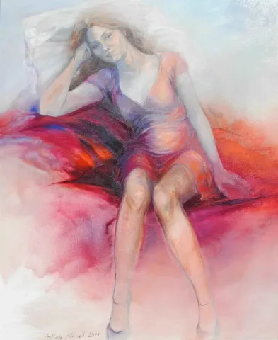"İsimsiz" eseri GÜLAY YÜKSEL tarafından 100x80 cm ölçülerinde Tuval üzeri yağlı boya tekniği ile yapılmıştır.