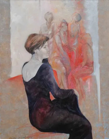 "İsimsiz" eseri GÜLAY YÜKSEL tarafından 100x80 cm ölçülerinde Tuval üzeri yağlı boya tekniği ile yapılmıştır.