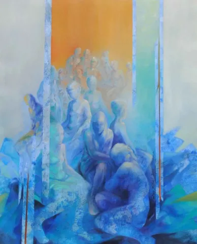 "İsimsiz" eseri GÜLAY YÜKSEL tarafından 110x90 cm ölçülerinde Tuval üzeri yağlı boya tekniği ile yapılmıştır.