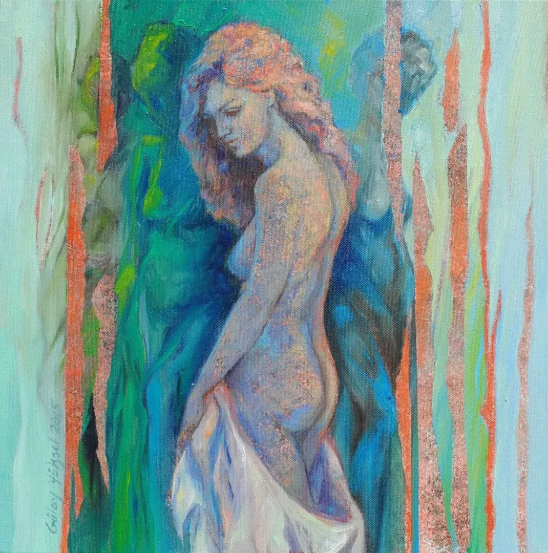 yakınlaştır "İsimsiz" eseri GÜLAY YÜKSEL tarafından 40x40 cm ölçülerinde Tuval üzeri yağlı boya tekniği ile yapılmıştır.