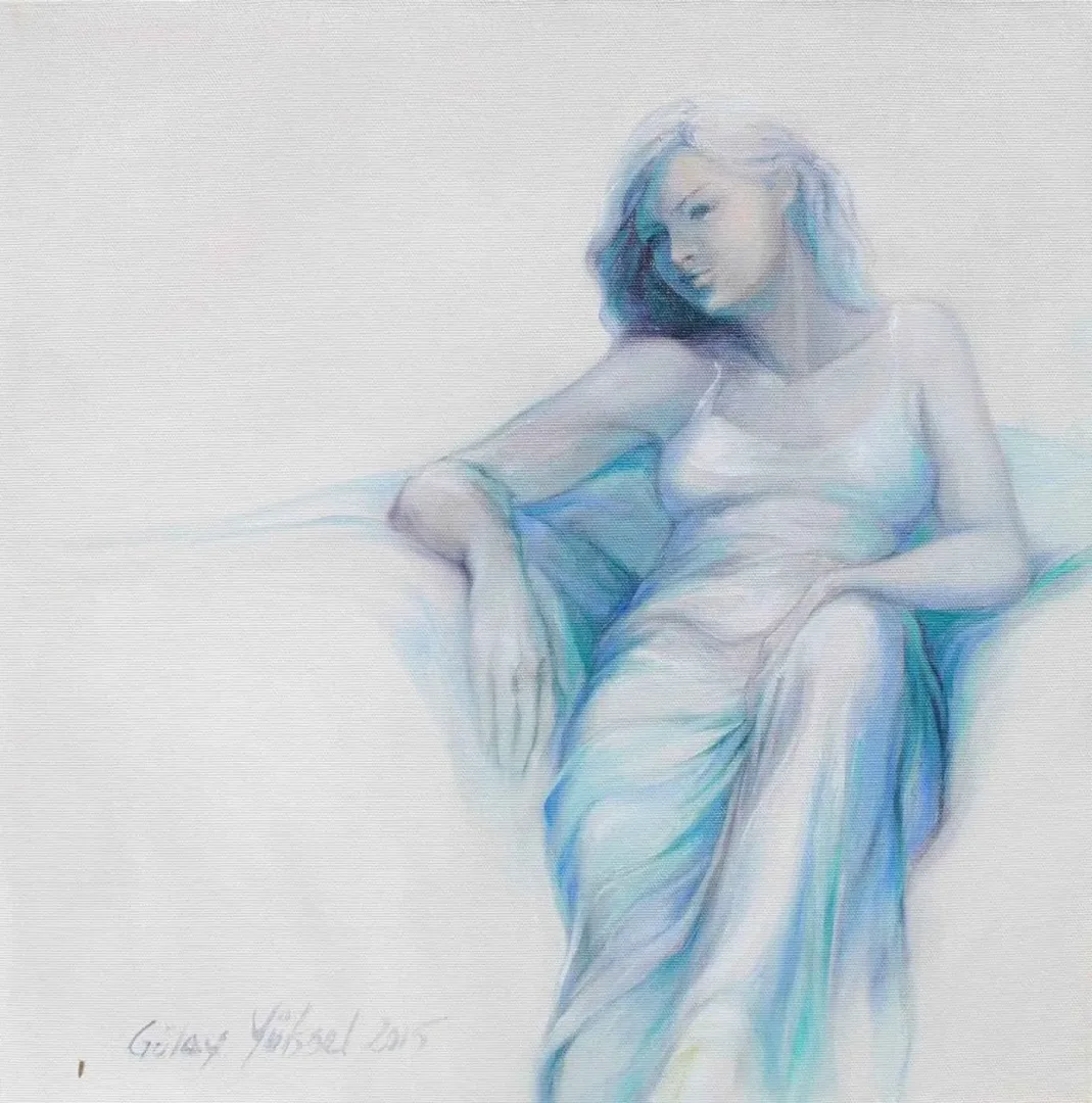 yakınlaştır "İsimsiz" eseri GÜLAY YÜKSEL tarafından 40x40 cm ölçülerinde Tuval üzeri yağlı boya tekniği ile yapılmıştır.