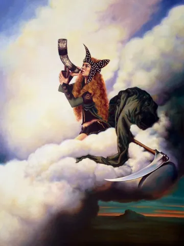 HATİCE BERRAK ÇİÇE — “Sesli Saatler”, 2014 "Sesli Saatler" eseri HATİCE BERRAK ÇİÇE tarafından 2014 yılında 200x150 cm ölçülerinde Tuval üzeri yağlı boya tekniği ile yapılmıştır.