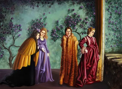 HATİCE BERRAK ÇİÇE — “Bitişin Ardında Kalan”, 2015 "Bitişin Ardında Kalan" eseri HATİCE BERRAK ÇİÇE tarafından 2015 yılında 80x110 cm ölçülerinde Tuval üzeri yağlı boya tekniği ile yapılmıştır.