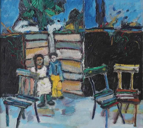 HİLMİ ÖZBAY — “Değerini Bilemediklerimiz”, 1997 "Değerini Bilemediklerimiz" eseri HİLMİ ÖZBAY tarafından 1997 yılında 45x50 cm ölçülerinde Tuval üzeri yağlı boya tekniği ile yapılmıştır.