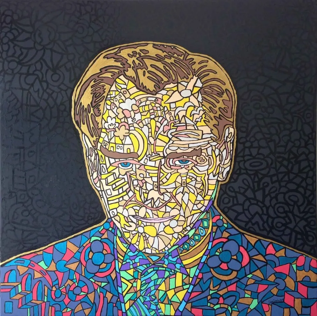 "Atatürk" eseri İREM ÇAMLICA tarafından 2015 yılında 100x100 cm ölçülerinde Tuval üzeri yağlı boya tekniği ile yapılmıştır.