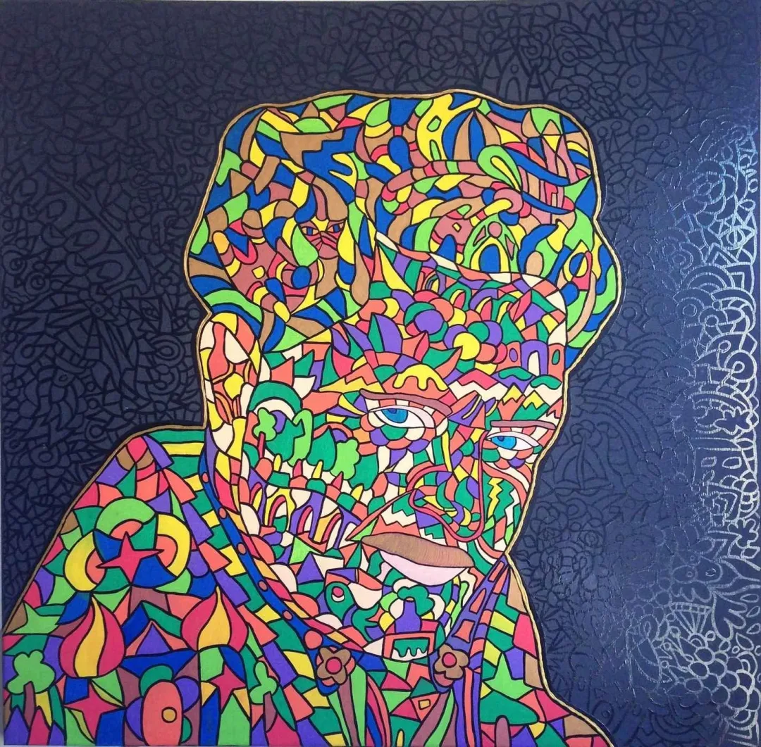 yakınlaştır "Nazım Hikmet" eseri İREM ÇAMLICA tarafından 2015 yılında 100x100 cm ölçülerinde Tuval üzeri yağlı boya tekniği ile yapılmıştır.