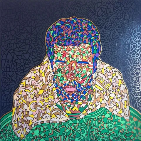 İREM ÇAMLICA — “Deniz Gezmiş”, 2015 "Deniz Gezmiş" eseri İREM ÇAMLICA tarafından 2015 yılında 100x100 cm ölçülerinde Tuval üzeri yağlı boya tekniği ile yapılmıştır.