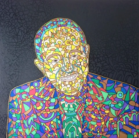 İREM ÇAMLICA — “Sakıp Sabancı”, 2015 "Sakıp Sabancı" eseri İREM ÇAMLICA tarafından 2015 yılında 100x100 cm ölçülerinde Tuval üzeri yağlı boya tekniği ile yapılmıştır.