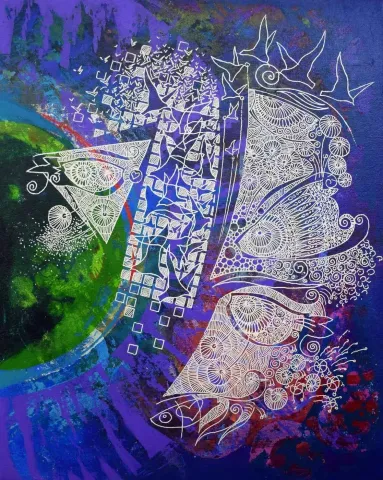 Bu eser ENGİN KORKMAZ tarafından 2015 yılında 50x40 cm ölçülerinde Tuval üzeri akrilik boya tekniği ile yapılmıştır.
