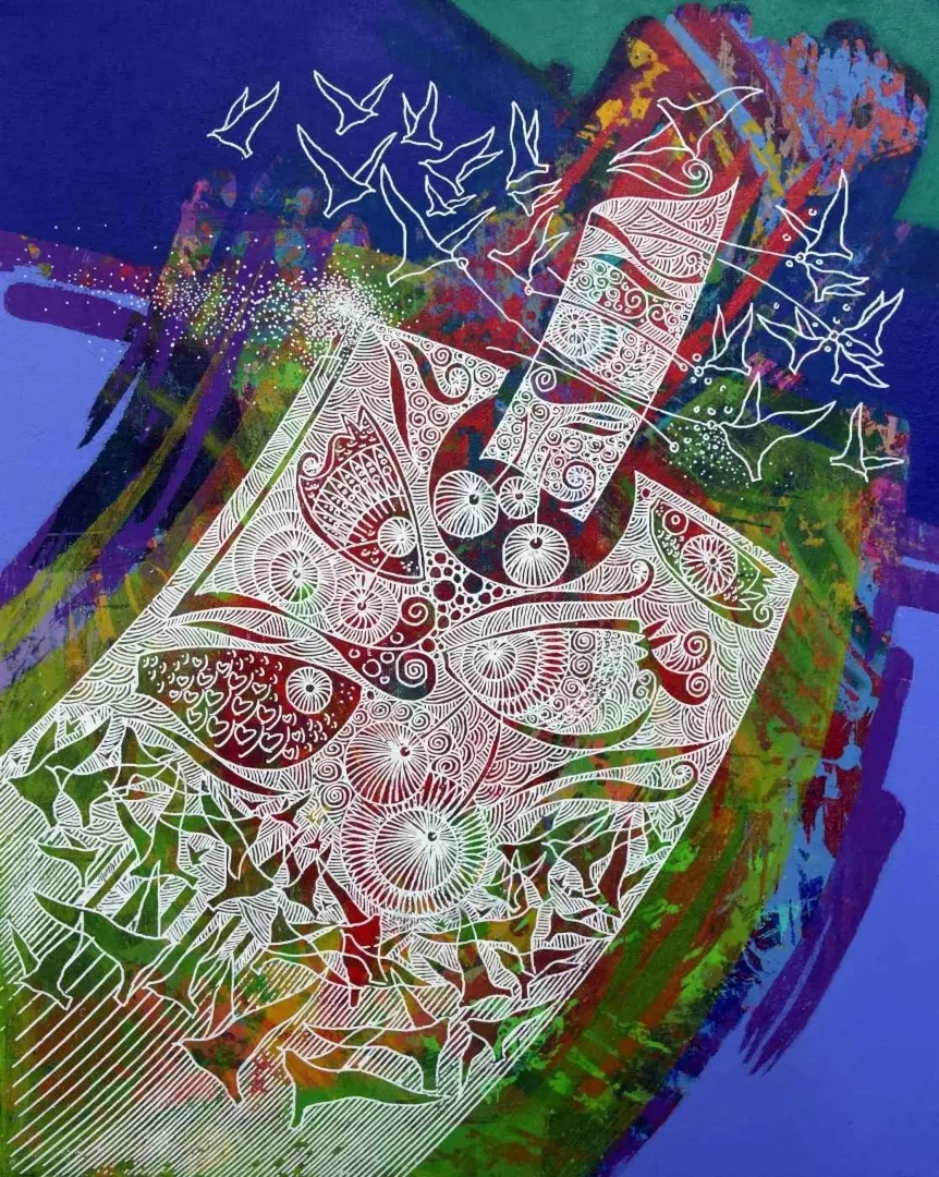 ENGİN KORKMAZ — 2015 Bu eser ENGİN KORKMAZ tarafından 2015 yılında 50x40 cm ölçülerinde Tuval üzeri akrilik boya tekniği ile yapılmıştır.