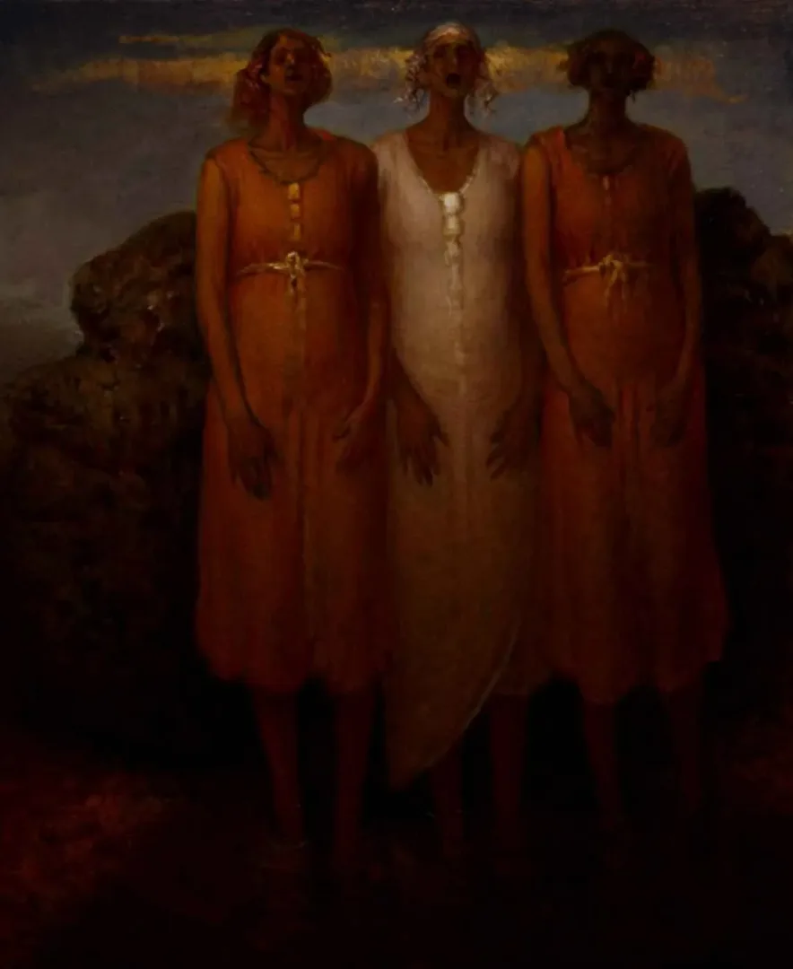 SERTAP YEĞİN — “Öğreti”, 2015 "Öğreti" eseri SERTAP YEĞİN tarafından 2015 yılında 50x40 cm ölçülerinde Tuval üzeri yağlı boya tekniği ile yapılmıştır.