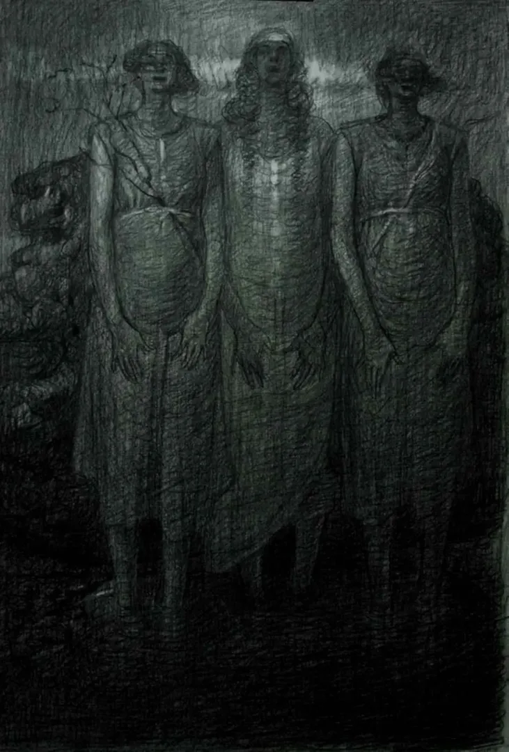SERTAP YEĞİN — 2015 Bu eser SERTAP YEĞİN tarafından 2015 yılında 42x30 cm ölçülerinde Desen tekniği ile yapılmıştır.
