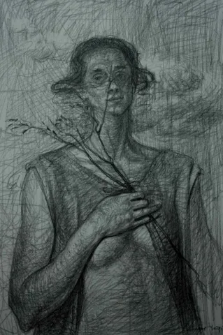 SERTAP YEĞİN — 2015 Bu eser SERTAP YEĞİN tarafından 2015 yılında 42x30 cm ölçülerinde Desen tekniği ile yapılmıştır.