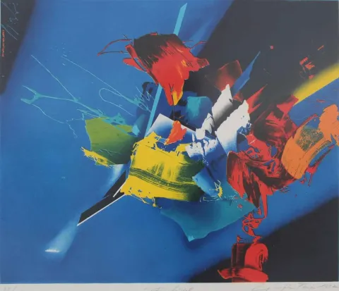 "Festivalı" eseri GÜNGÖR TANER tarafından 1997 yılında 48x58 cm ölçülerinde Taş Baskı 81/100 tekniği ile yapılmıştır.