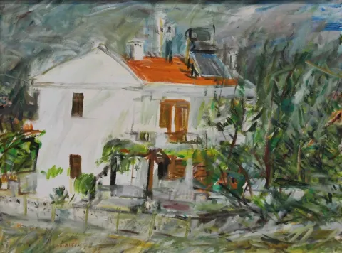 İSMAİL ALTINOK — “isimsiz”, 1996 "isimsiz" eseri İSMAİL ALTINOK tarafından 1996 yılında 60x80 cm ölçülerinde Tuval üzeri yağlı boya tekniği ile yapılmıştır.