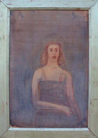 KOMET — “isimsiz”, 2002 "isimsiz" eseri KOMET tarafından 2002 yılında 92x62 cm ölçülerinde Kağıt üzeri yağlı boya tekniği ile yapılmıştır.