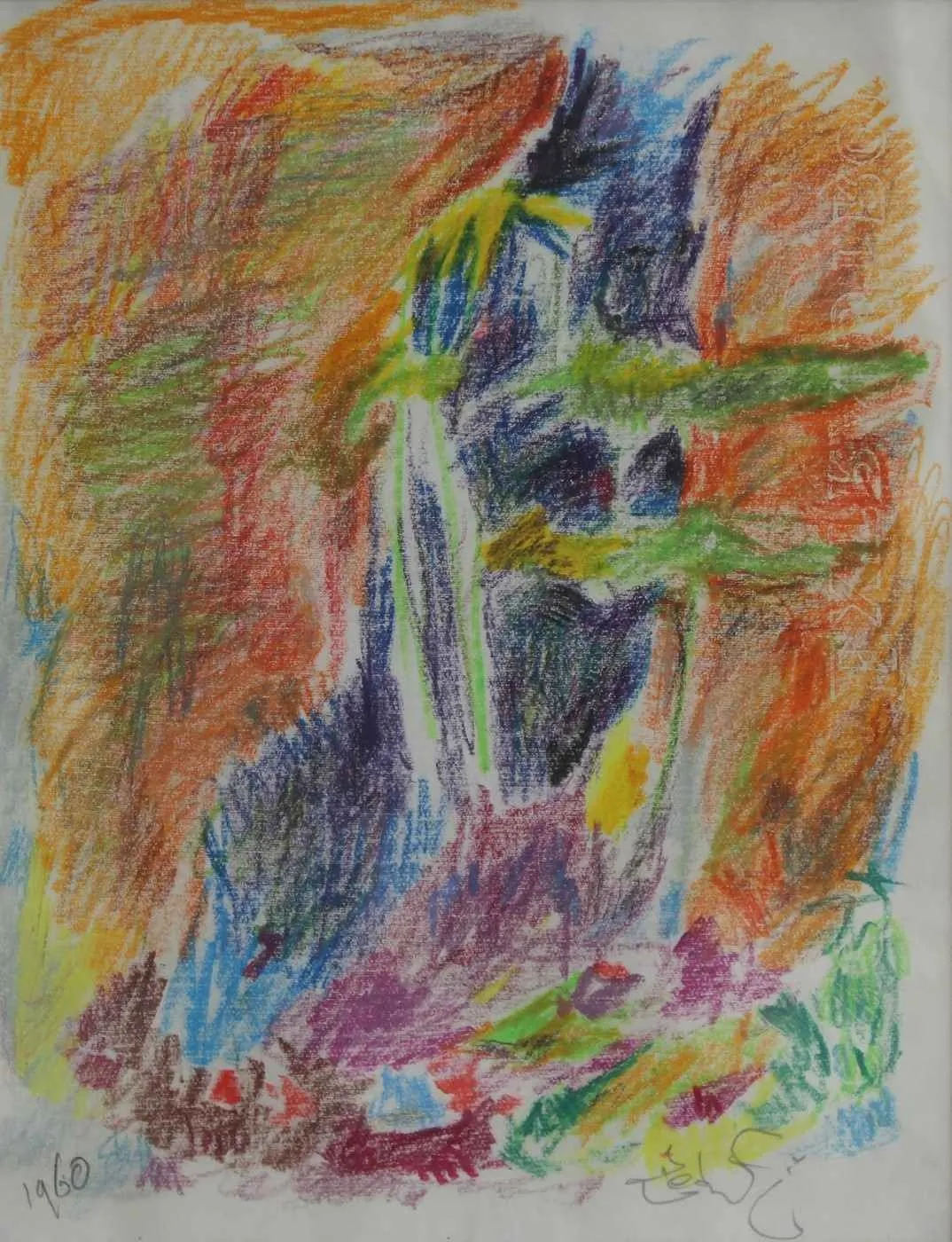 "isimsiz" eseri ZEKİ FAİK İZER tarafından 1960 yılında 28x22 cm ölçülerinde Pastel tekniği ile yapılmıştır.