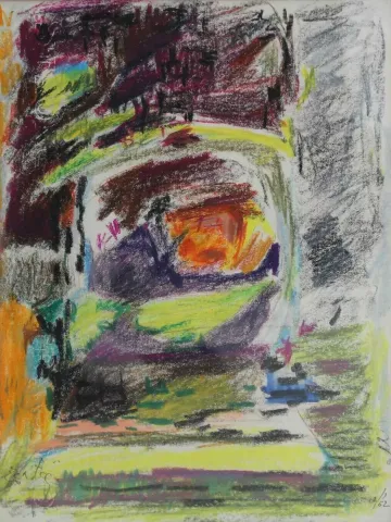 ZEKİ FAİK İZER — “isimsiz”, 1962 "isimsiz" eseri ZEKİ FAİK İZER tarafından 1962 yılında 28x22 cm ölçülerinde Pastel tekniği ile yapılmıştır.