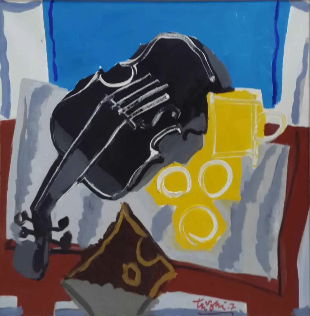"isimsiz" eseri ADNAN TURANİ tarafından 2007 yılında 50x50 cm ölçülerinde Tuval üzeri yağlı boya tekniği ile yapılmıştır.