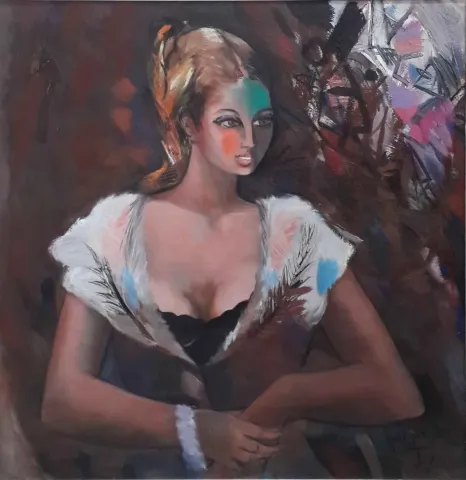 MUSTAFA AYAZ — “isimsiz”, 2008 "isimsiz" eseri MUSTAFA AYAZ tarafından 2008 yılında 60x60 cm ölçülerinde Tuval üzeri yağlı boya tekniği ile yapılmıştır.