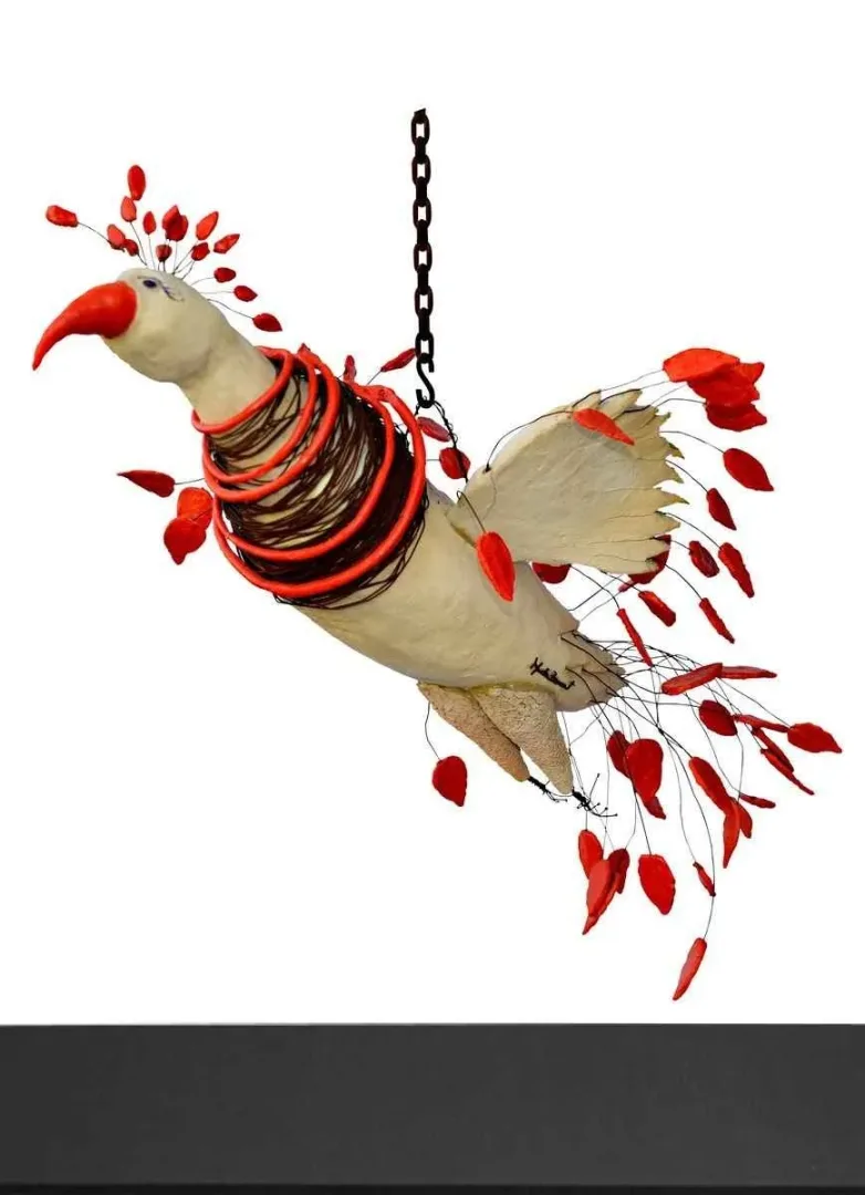 yakınlaştır "Süslü Püslü" eseri MARİA BERENT tarafından 2009 yılında 45x90x60 cm ölçülerinde Seramik, Tel tekniği ile yapılmıştır.
