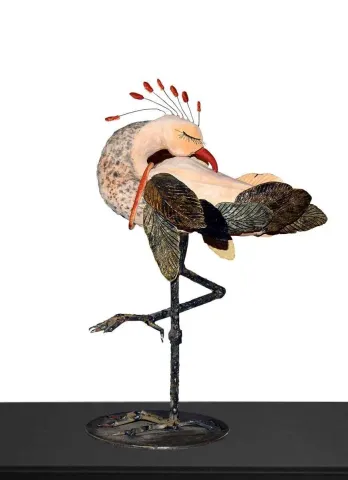 MARİA BERENT — “Beauty”, 2012 "Beauty" eseri MARİA BERENT tarafından 2012 yılında 60x30x40 cm ölçülerinde Seramik, Tel tekniği ile yapılmıştır.