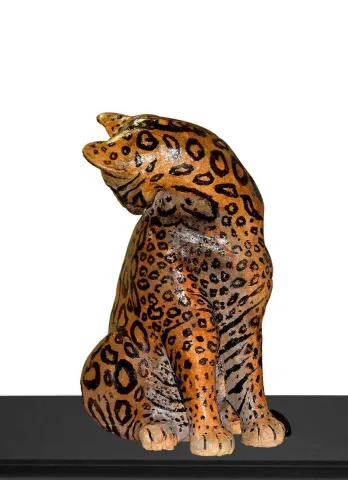 MARİA BERENT — “Yabani Kedi/Wild Cat”, 2014 "Yabani Kedi/Wild Cat" eseri MARİA BERENT tarafından 2014 yılında 30x16x18 cm ölçülerinde Seramik tekniği ile yapılmıştır.