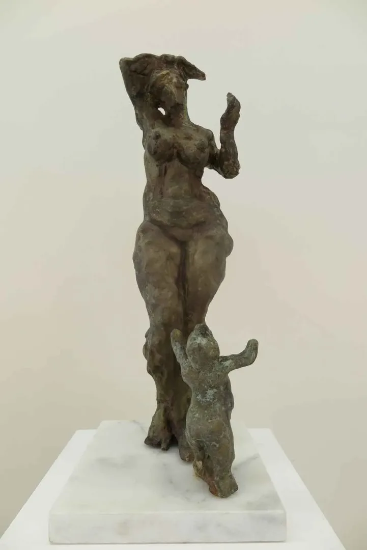 yakınlaştır "Hamam-3" eseri METİN YURDANUR tarafından 47x16x10 cm ölçülerinde Bronz tekniği ile yapılmıştır.