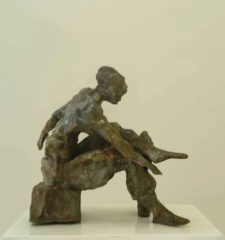 METİN YURDANUR — “Hamam-7” "Hamam-7" eseri METİN YURDANUR tarafından 28x15x25 cm ölçülerinde Bronz tekniği ile yapılmıştır.
