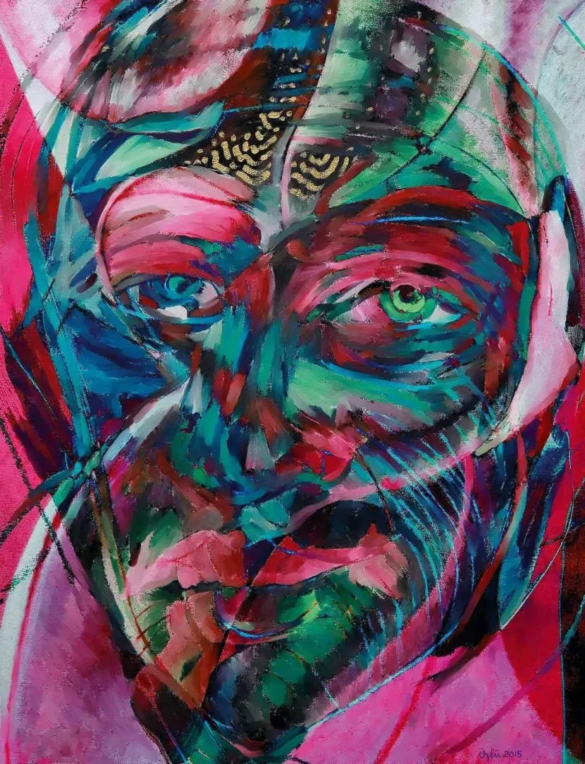 yakınlaştır "Kahraman" eseri NECMETTİN ÖZLÜ tarafından 2015 yılında 62x48 cm ölçülerinde Hahnemühle kağıt üzeri karışık teknik tekniği ile yapılmıştır.